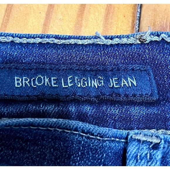 Lucky Brand Size 4/27 A Brooke Legging Jeans Distressed Skinny Denim Stretch Blu - Picture 12 of 16